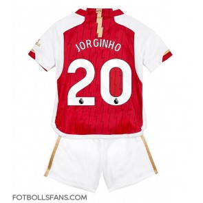 Arsenal Jorginho Frello #20 Replika Hemmatröja Barn 2023-24 Kortärmad (+ Korta byxor)